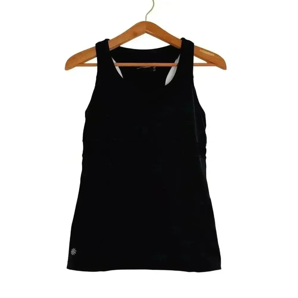 Athleta Navy Blue Racerback Workout Tank Women's Size ST Athletic Athleisure